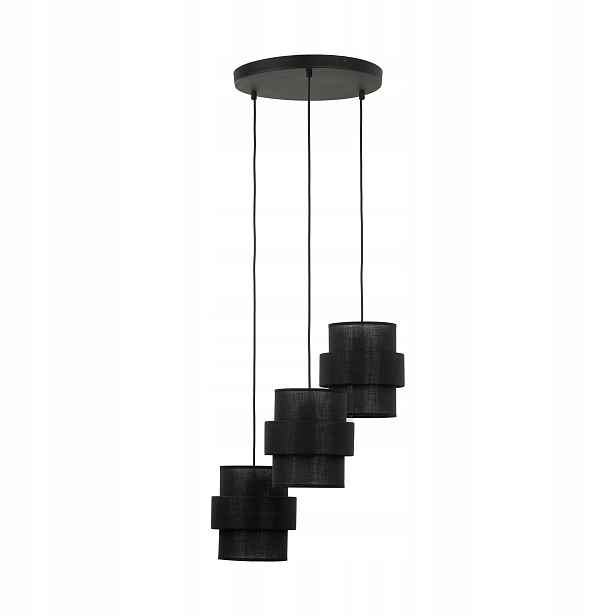 Závěsná lampa Calisto černá 3xE27 Elegantní Osvětlení Interiéru Domu IP20