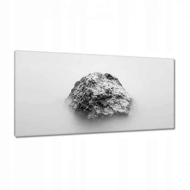 Obrazy 115x55 Černobílá Skála