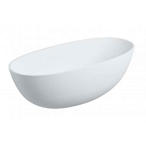 OMNIRES Shell M+ - Volně stojící vana, 160x75 cm, matná bílá SHELLWWBM