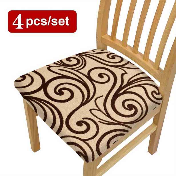 TEMU 2/4/6 ks, Nové moderní minimalistické potahy na polštáře s potiskem, špičková módní série vzorů, odnímatelné a odolné chrániče sedadel židlí,