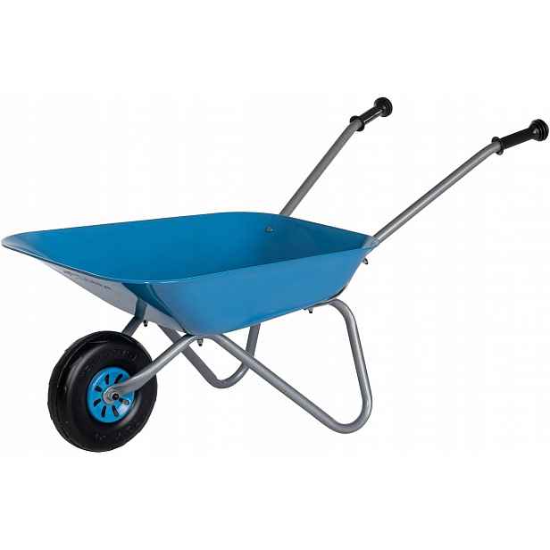 Dětské Kovové Kolečko 25 Kg Modro-stříbrné