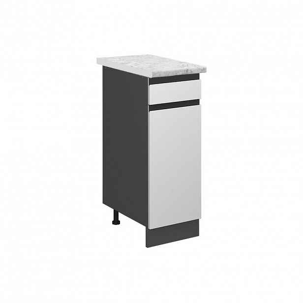 Vicco SPODNÍ SKŘÍŇKA KUCHYŇSKÉ LINKY R-Line Bílá 30 cm PD Mramor