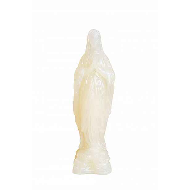 Figurka Božské Matky Z Lourdes 30 CM Perleťová Devocionálie Francie