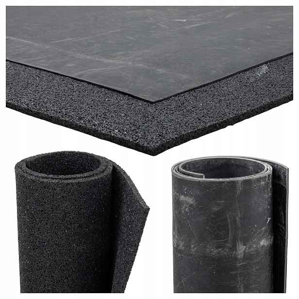 Guma antivibrační podložka 1 cm G8 LG2 vibroizolace od souseda zespodu 1 m2