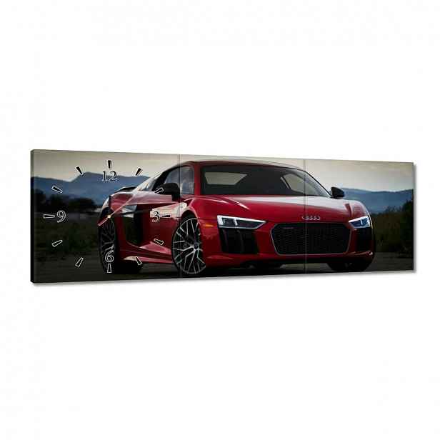 Hodiny 90x30 Audi Quattro Auto