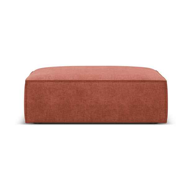 Žinylková podnožka v cihlové barvě Vanda – Mazzini Sofas