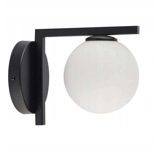 Sigma Lighting Andy nástěnné svítidlo černá/bílá koule 1xG9 max 12W IP20