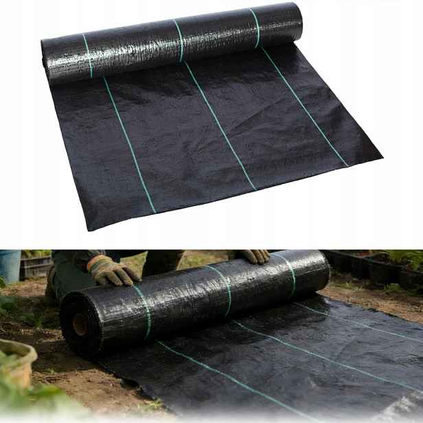 Agrotkanina Agrotextilie Proti Plevelu Černá 2x25 m 90 g/m2