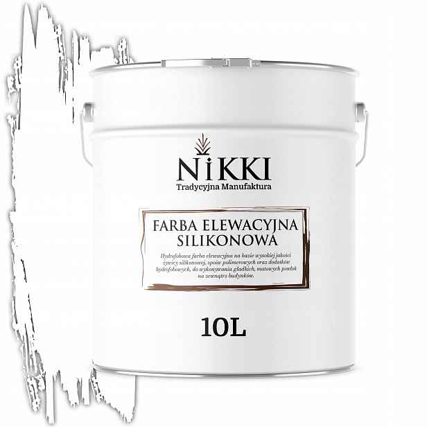 Barva Silikonová Fasádní Barva 10L Sněhově Bílá F103 Uv