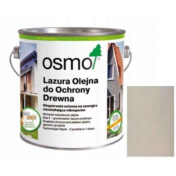 Osmo 906 0,75L Lazura na fasády Perleťově šedá Wawa