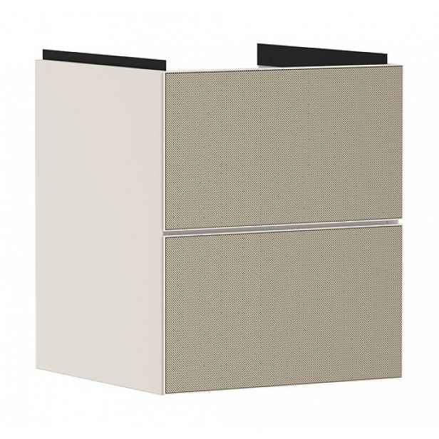 Skříňka pod umyvadlo bez umyvadla Hansgrohe Xevolos E 48x57,5x47,5 cm písková matná béžová mat 54173390