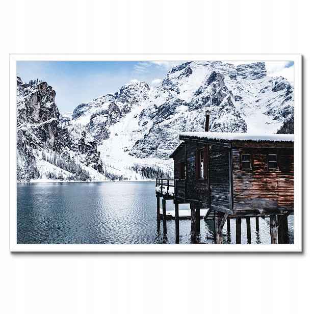 Plakáty v rámu 60x40 Zimní pohled s horami