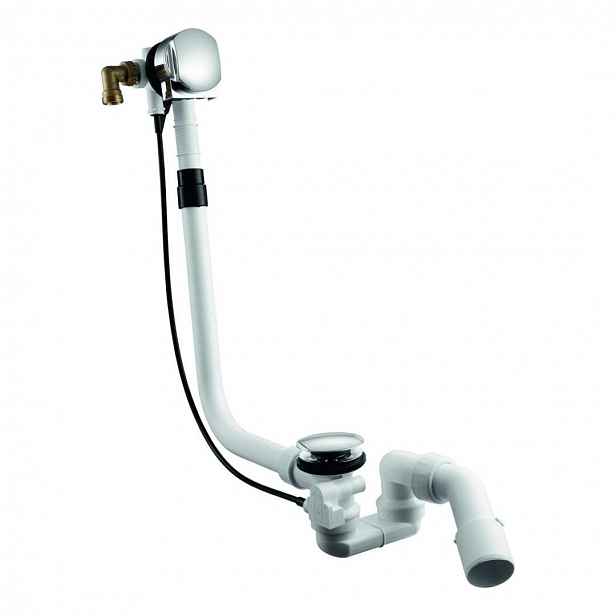 Ideal Standard Dea - Odtoková a přepadová souprava Multiplex Trio vč. napouštění (průměr 52 mm) s prodloužením, chrom K7812AA
