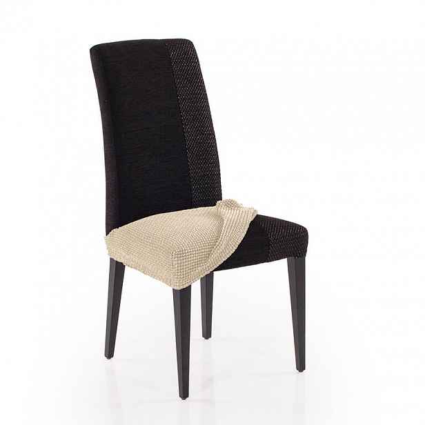 Nueva Textura decoDoma napínací potah strečový NIAGARA smetanová židle 2 ks 40 x 40 cm