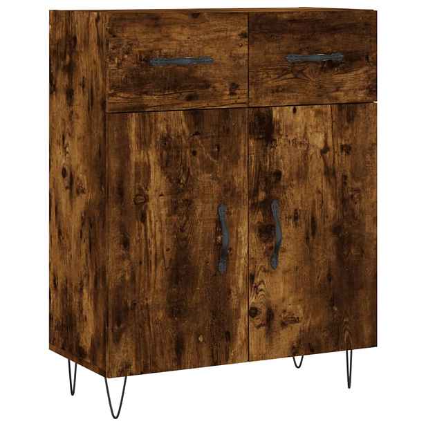 vidaXL Příborník kouřový dub 69,5 x 34 x 90 cm kompozitní dřevo
