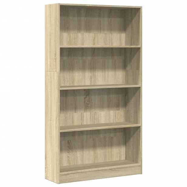 vidaXL Knihovna dub sonoma 80 x 24 x 143 cm kompozitní dřevo