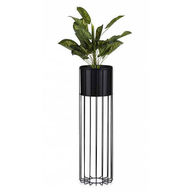 Moderní Držák Na Květináč S Krytem 70 cm Loft, stojan na květiny, rostliny, kovový