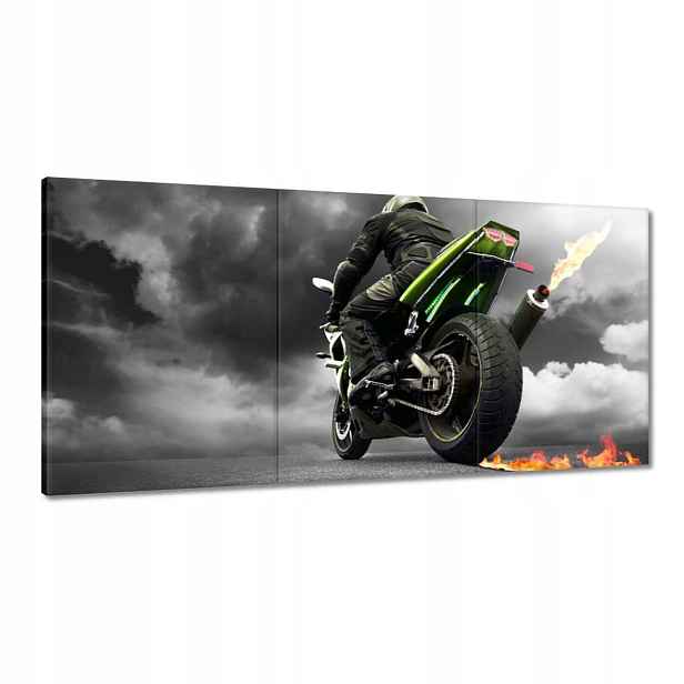 Obrazy 180x90 Zelený závodník