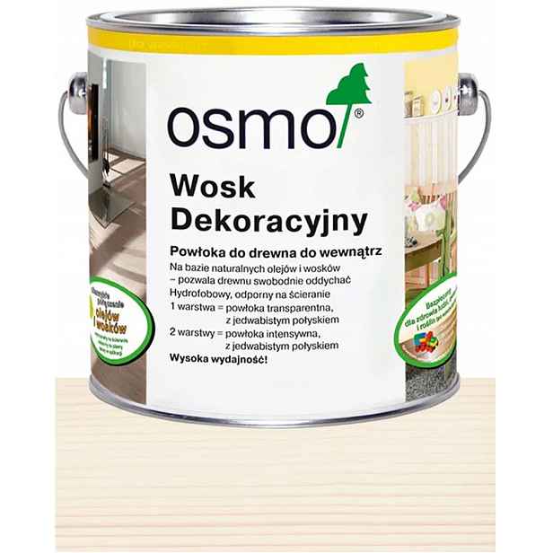 Osmo Vosk Transparentní Bezbarvý Bílý 3111 0,375L