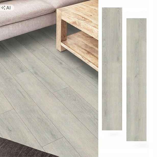 Vinylové samolepicí panely 5 m² Světle Šedé Parketové desky Voděodolné