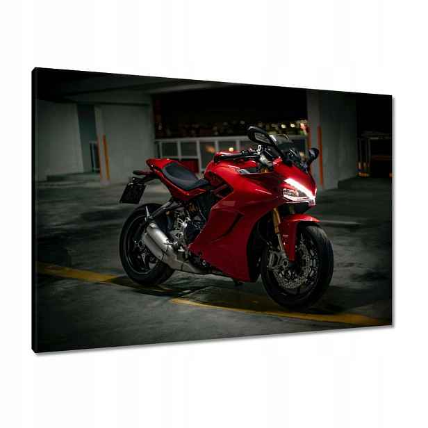Obrazy 100x70 Červené Ducati Panigale