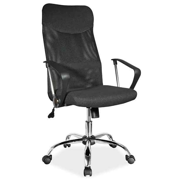 Casarredo Kancelářská židle Q-025 černá látka