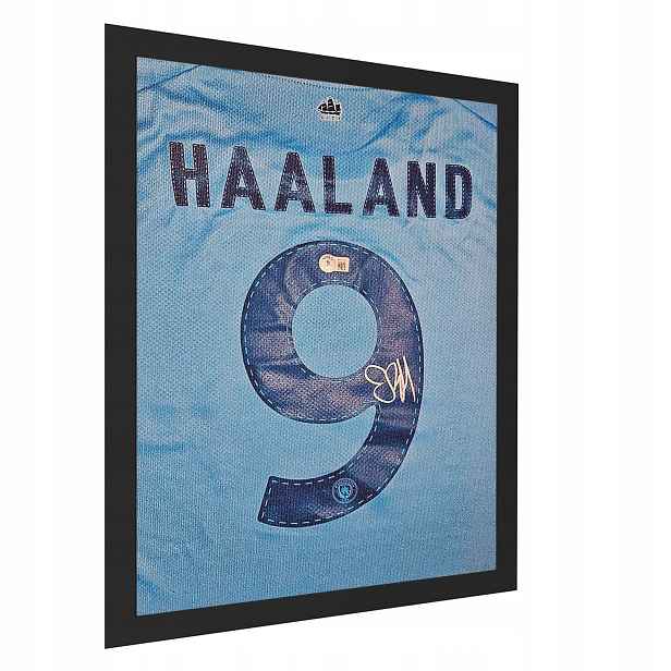 Erling Haaland Tričko Obraz na plátně plakát Manchester City 40x30 cm