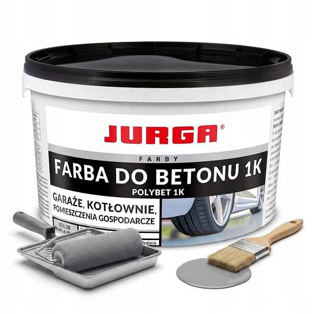 Jurga Barva Do Betonu Garáže Kotelny Šedá 3L 18 m2