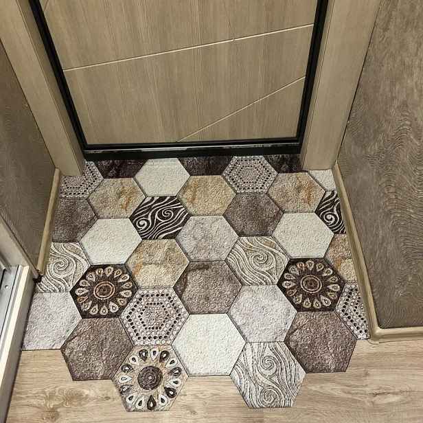 Koberec do předsíně Moderní protiskluzový 120x70 Vstupní rohožka