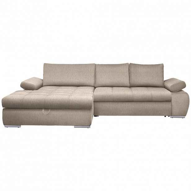 Carryhome ROHOVÁ SEDAČKA, textil, béžová