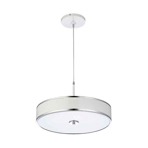Jupiter Jazz závěsná lampa bílá Ø40 cm, Led 3xE14, stmívatelná, moderní