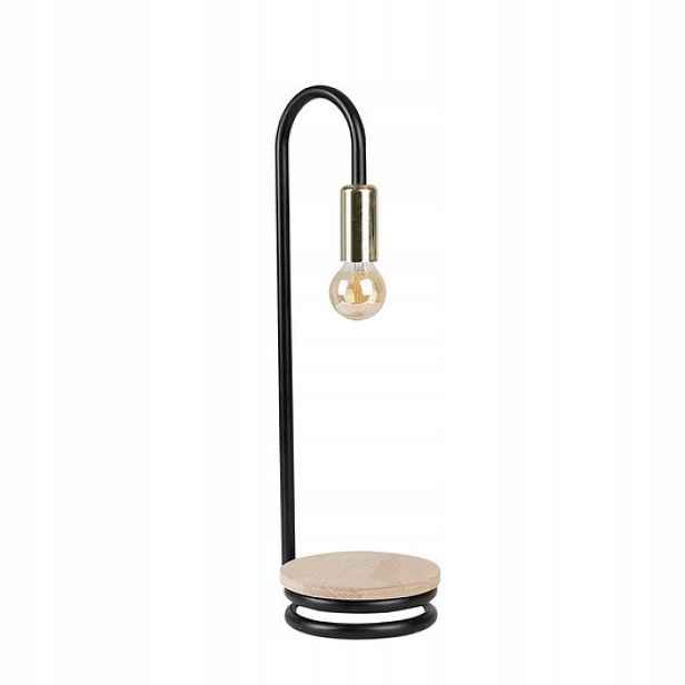 Loftová stolní lampa černá 1xE14 Abi Candellux