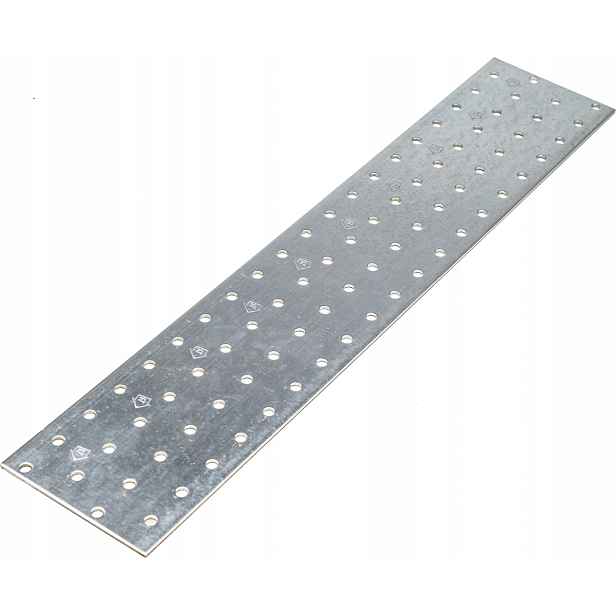 Perforovaná plochá tesařská spojka 400 x 80 x 2 mm PP42 50 Ks
