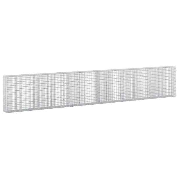 vidaXL Gabion s drátem 5 mm a síťkou 5x2,5 cm 600x30x100 cm