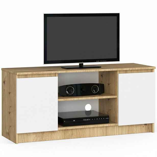 RAUMHIRSCH FURNITURE LOWBOARD dub Artisan, bílá 55/120/40
