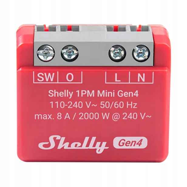 SHELlY 1PM Mini Zigbee/matter – Inteligentní Dálkový Ovladač