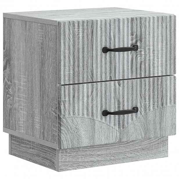 vidaXL Noční skříňka Šedá sonoma 43 x 34,5 x 44,5 cm Kompozitní dřevo