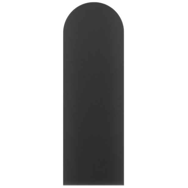 Čalouněný nástěnný panel s EKO KŮŽÍ různé rozměry x šířka 20 cm grafitová oblouk MyBestHome Rozměr: 20x100 cm