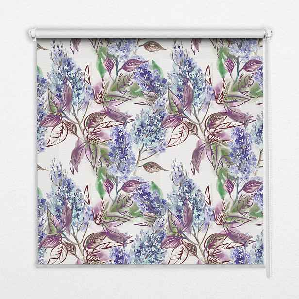 TULUP VNITŘNÍ roleta - okenní roleta - roleta - 100x100 cm - Letní květiny