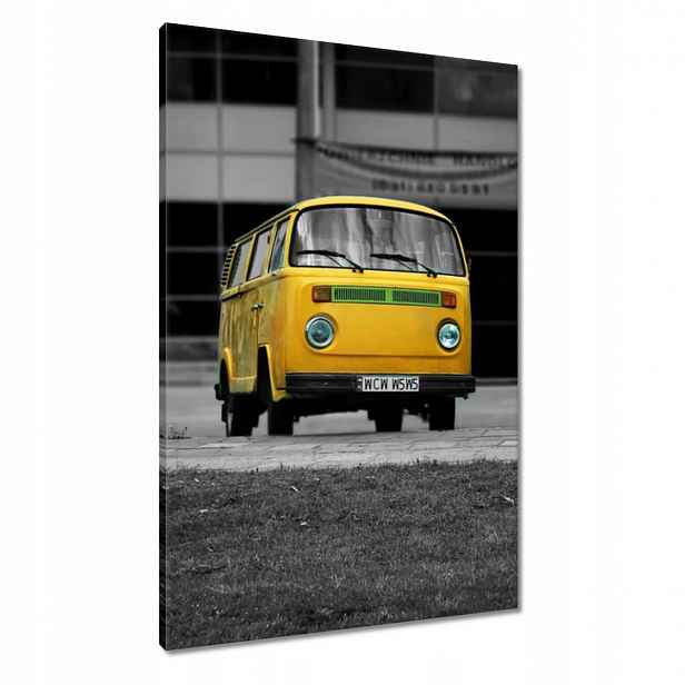 Obrazy 60x90 žlutý Vw