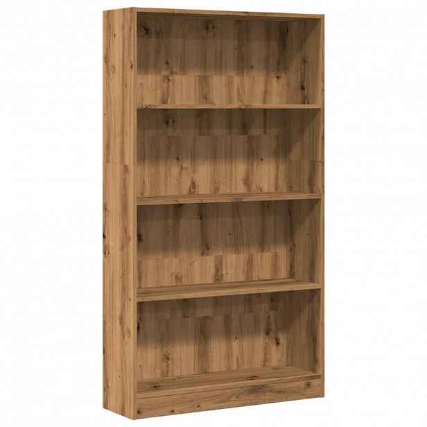 vidaXL Knihovna dub artisan 80x24x143 cm kompozitní dřevo