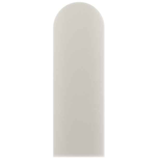 Čalouněný nástěnný panel s EKO KŮŽÍ různé rozměry x šířka 20 cm krémová oblouk MyBestHome Rozměr: 20x80 cm