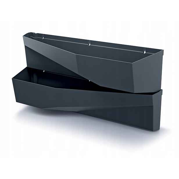 Květináč obdélníkový Prosperplast šedý 78 cm x 19 cm