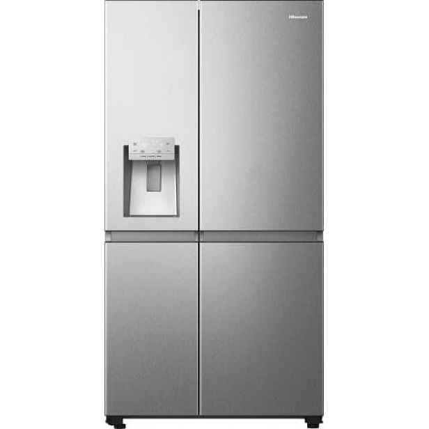 Lednice Hisense stříbrná RS818N4TIC