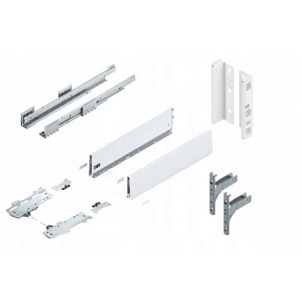 Blum Merivobox 550 Šuplík střední K Tip-On bílá 40 kg
