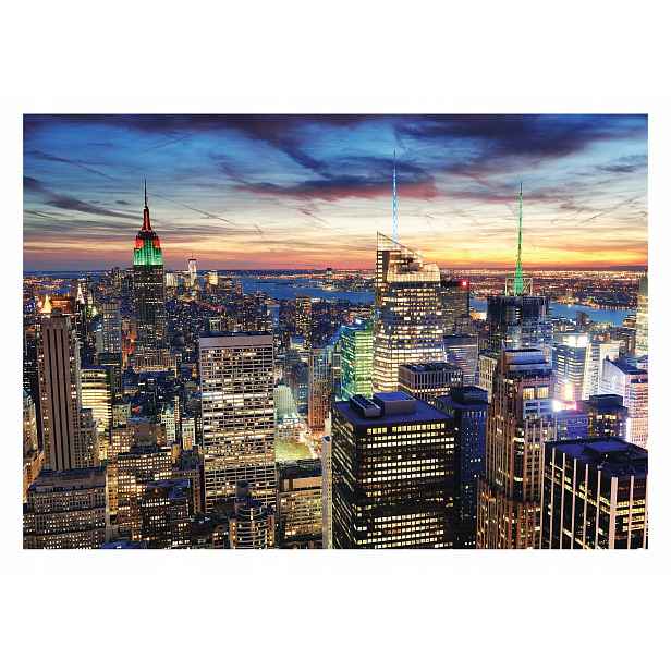 Fototapeta Město V Noci New York do obývacího pokoje 254x184