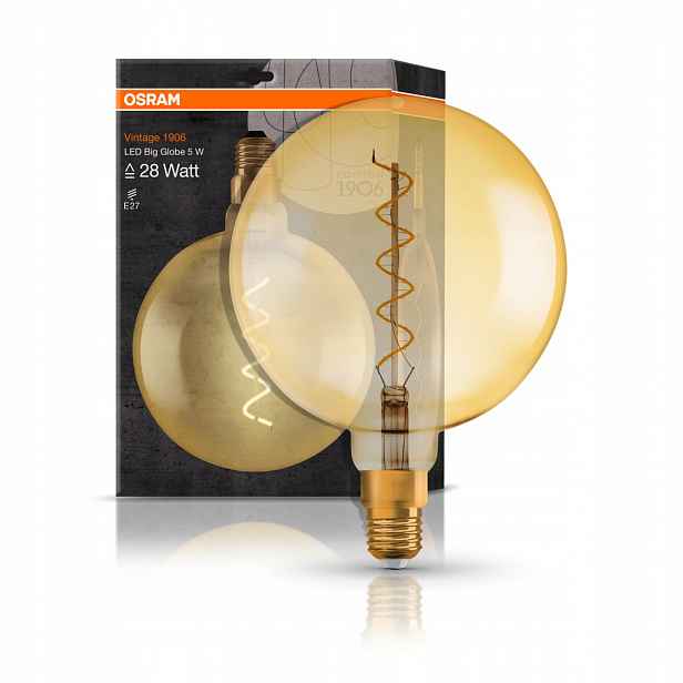 Osram Led vintage kulatá žárovka 200 5W 2000K E27 2013