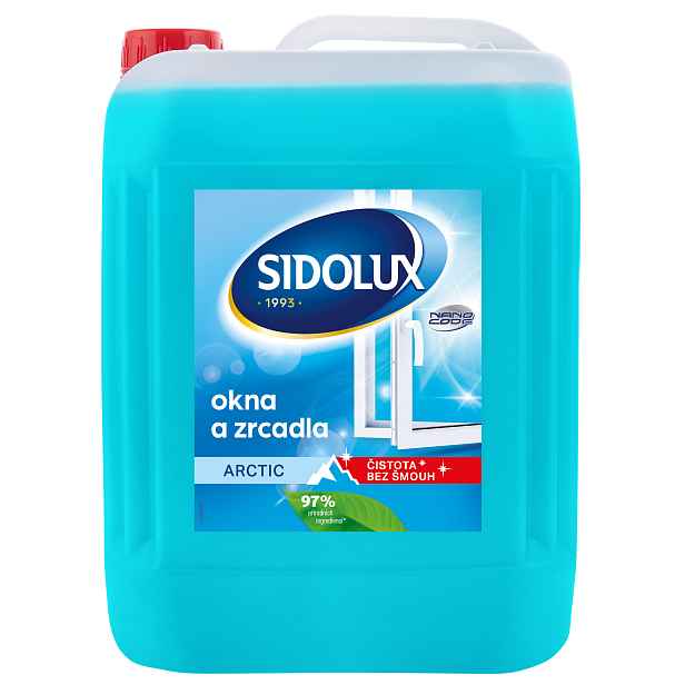 SIDOLUX Window Nano Code čistič oken Arctic 5 L