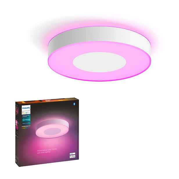 Stropní Svítidlo Led Xamento Stropní Svítidlo 52,5W IP44 Cct Rgb Philips Hue Bluetooth