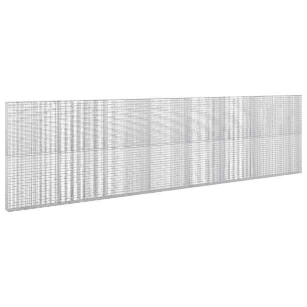 vidaXL Gabion s drátem 5 mm a síťkou 5x2,5 cm 750x20x200 cm